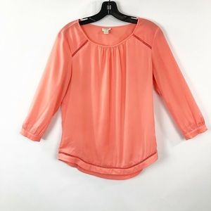 J.Crew 3/4 sleeve top